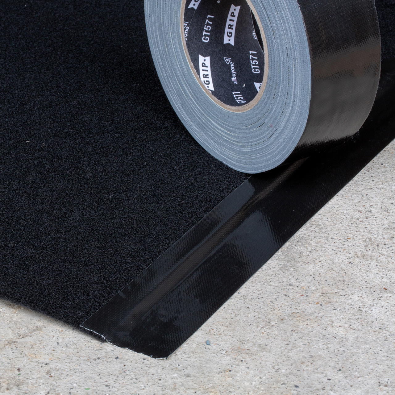 Needle felt velour B1 - black