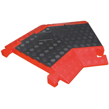 Cable protector Black Line 5 Angle piece 45° - 45° angle left