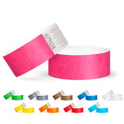Tyvek Bänder unbedruckt - 25 mm breit - neonpink