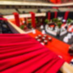 Bühnenmolton Meterware - rot Bühnenmolton B1 - Meterware - rot