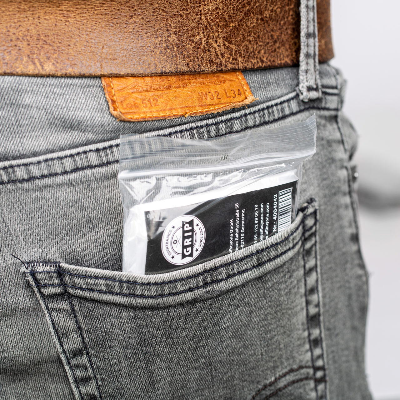 Einweg Regenponcho GRIP - 10er Pack - weiß