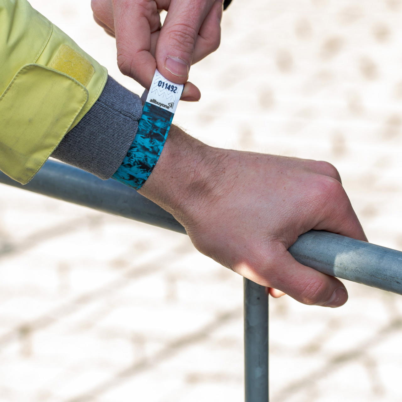 Tyvek Kontrollbänder bedruckt (4c) - 19 mm breit