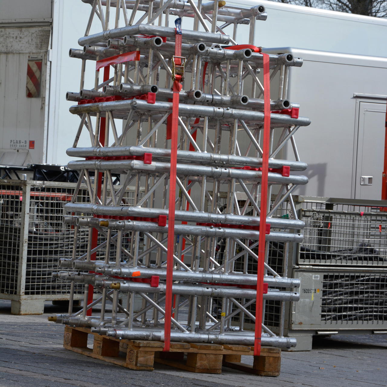 lashing strap orange - 1-part