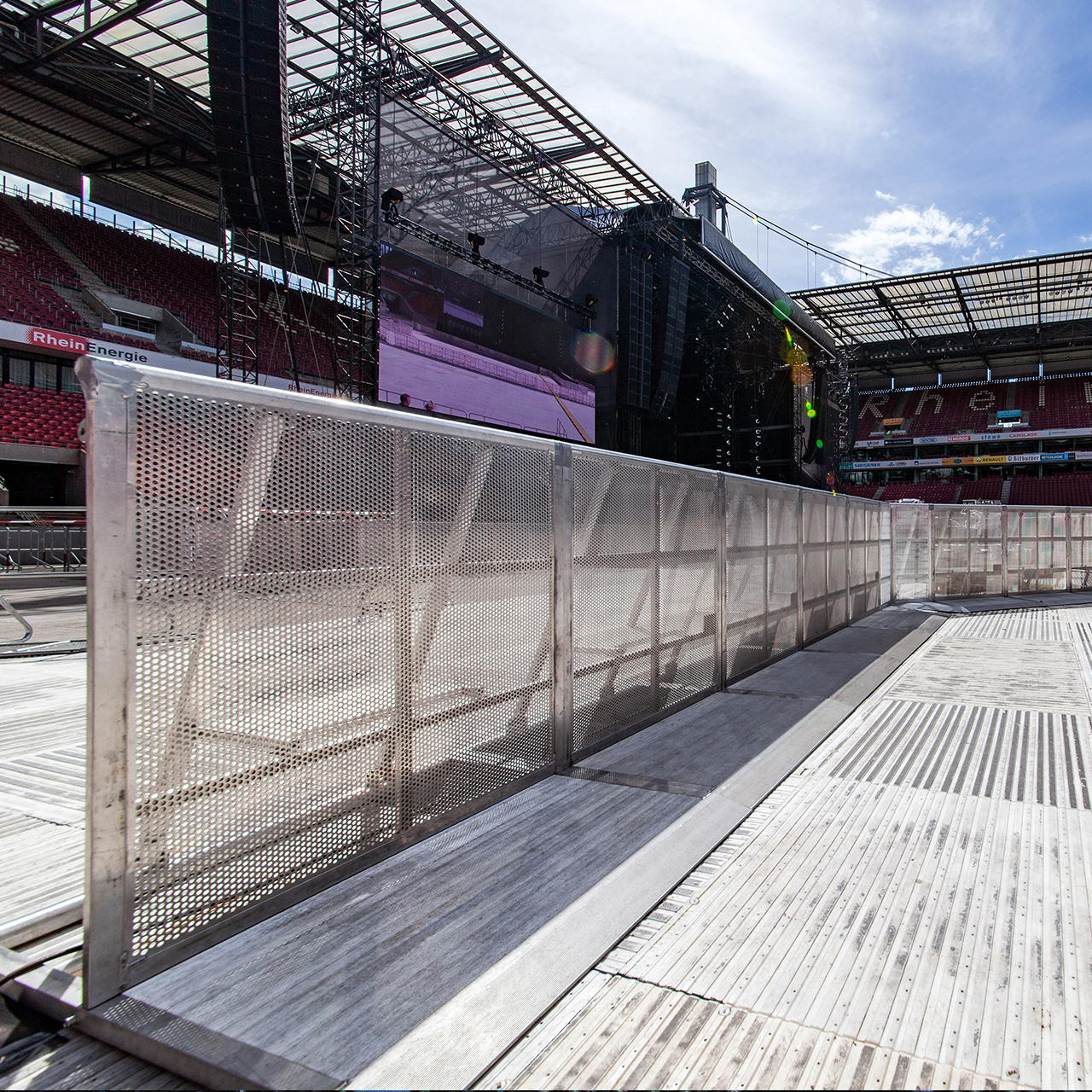 Gigs, stage barricade standard - Standard - silver