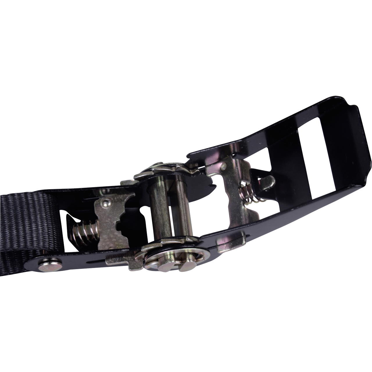 lashing strap black - 2-part - 6.00 m x 25 mm
