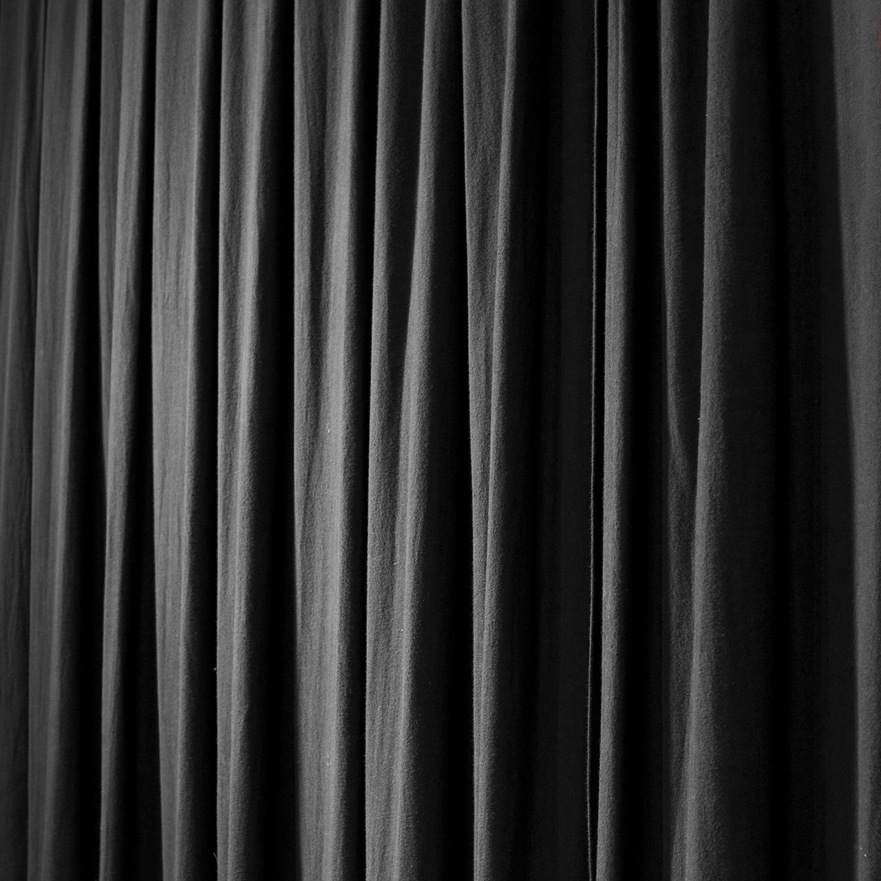 Bühnenmolton B1 - Rolle 60 lfm - schwarz