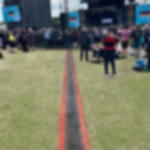 CableGuard Black Line 5 Low Profile, heavy-duty cable Cable Ramp Black Line 5-Channel Low Profile in use at outdoor event (Article No. 2011132)