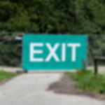 Banner Notausgang - Schriftzug EXIT Banner Notausgang - Schriftzug EXIT