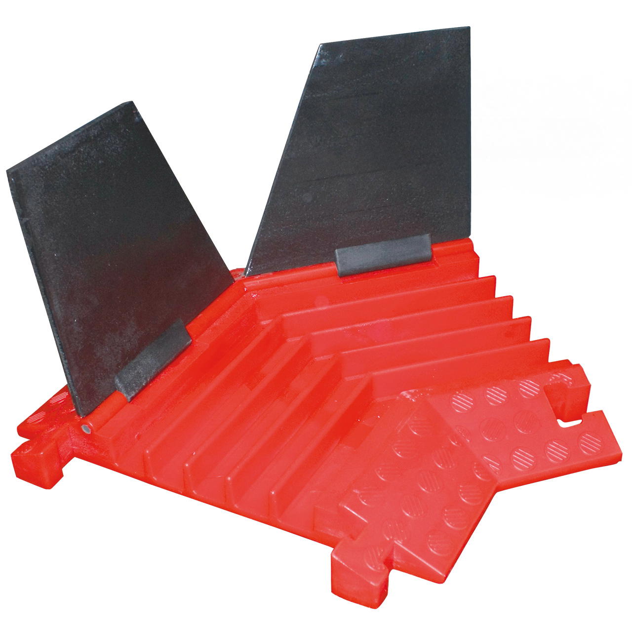 Cable protector Black Line 5 Angle piece 45° - 45° angle left