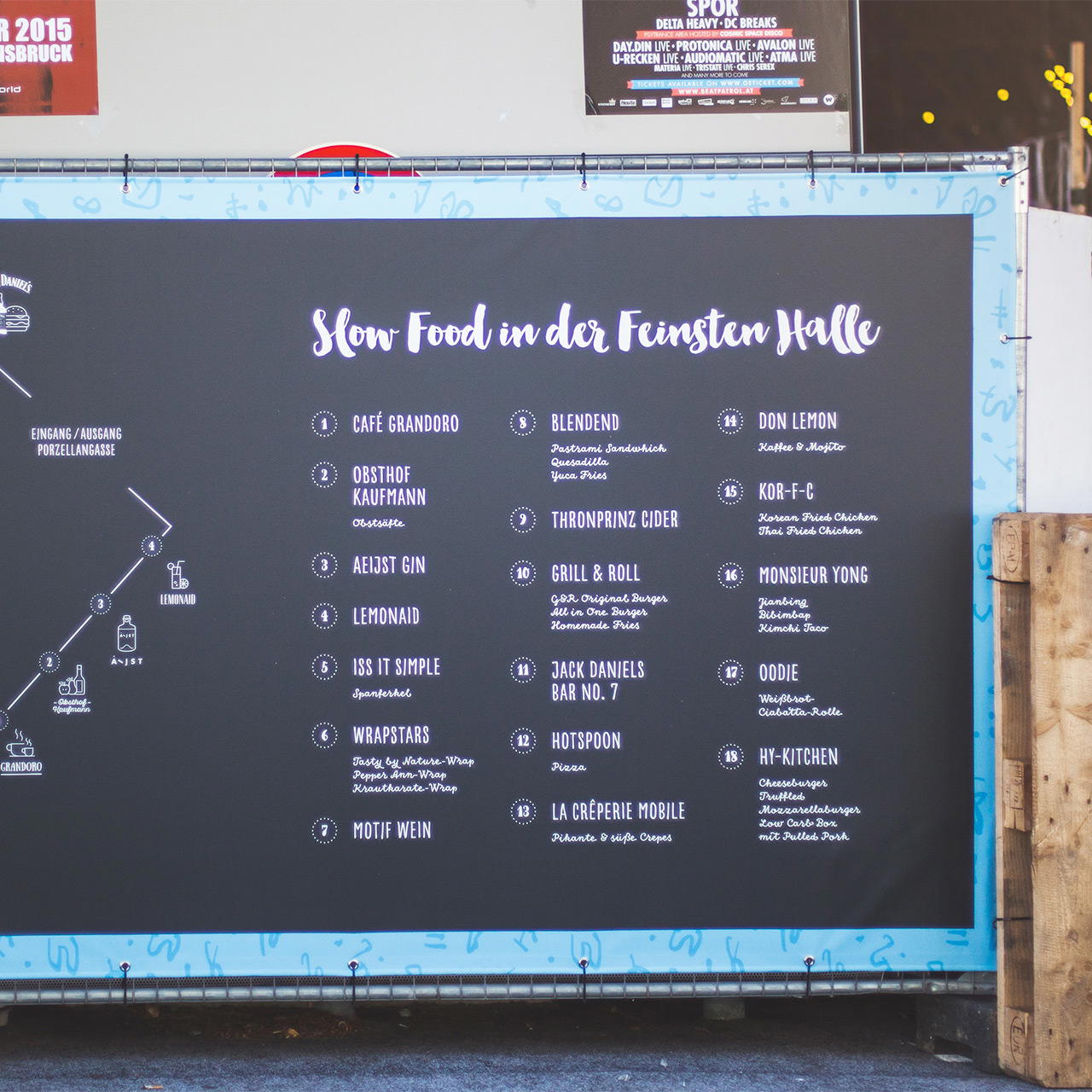 Advertising fence banner B1 (tarpaulin) 