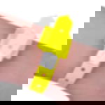 plastic admission wristbands - neon yellow Unprinted vinyl tape - neon yellow