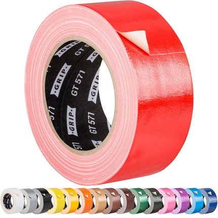 Adhesive cloth tape coloured Grip Tape GT 571 - red