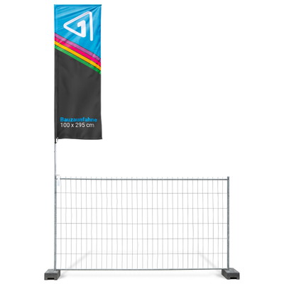 construction fence flag individual construction fence flag individual