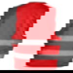 Signalweste mit Aufdruck - 1-seitig Signalweste - bedruckbar - 1-seitig - 2-farbig - rot