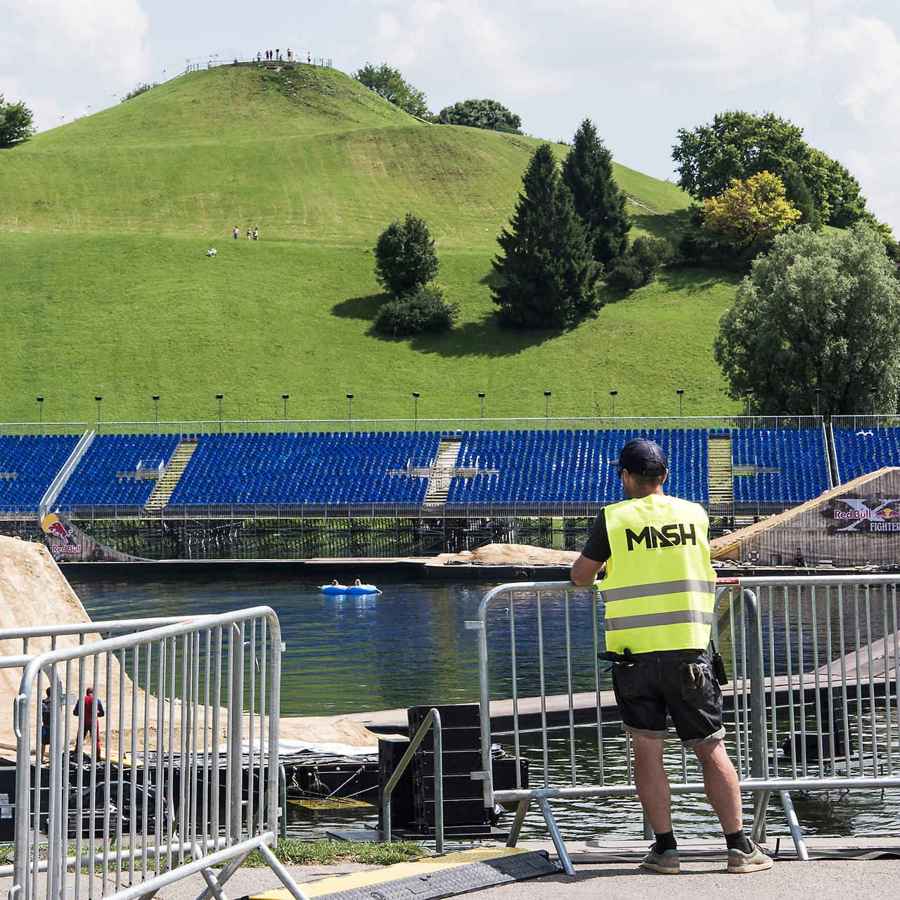 Warnweste EN ISO 20471 - bedruckbar - 1-seitig - 1-farbig - gelb