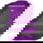 Signalweste mit Aufdruck - 2-seitig Signalweste - bedruckbar - 2-seitig - 4-farbig - lila