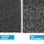 needle felt - dark grey Needle felt velour B1 - dark grey