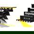 Preview: Barrier tape yellow black extremely tear-resistant | 500 m
