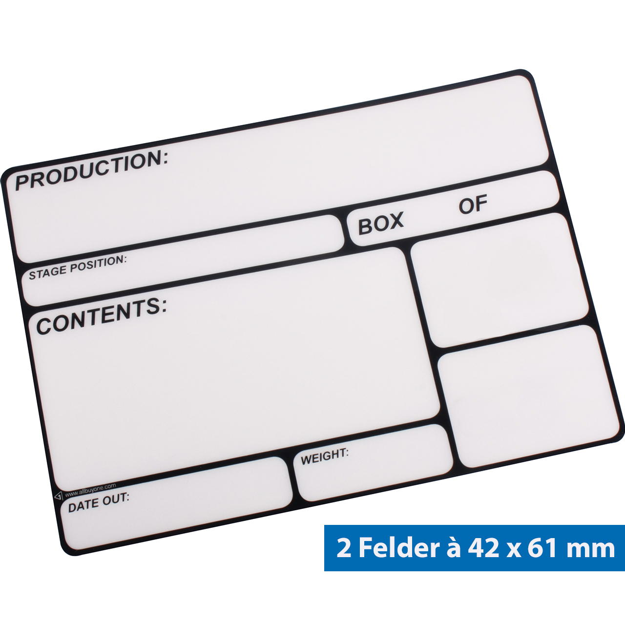 Case Aufkleber mit Aufdruck - 1-farbig