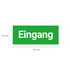 Vorschau: Aufkleber Eingang 35 x 15 cm Vorschau: Aufkleber Eingang 35 x 15 cm