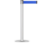 Tensabarrier Advance 889 - blue - Polished stainless steel