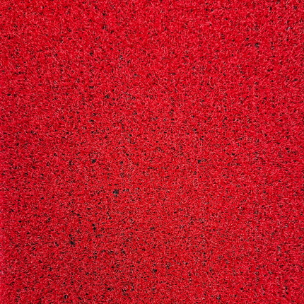 Kunstrasenteppich 4 x 25 m - 4 m - red