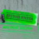 Floor stencil: Keep your distance "KEEP YOUR DISTANCE" template