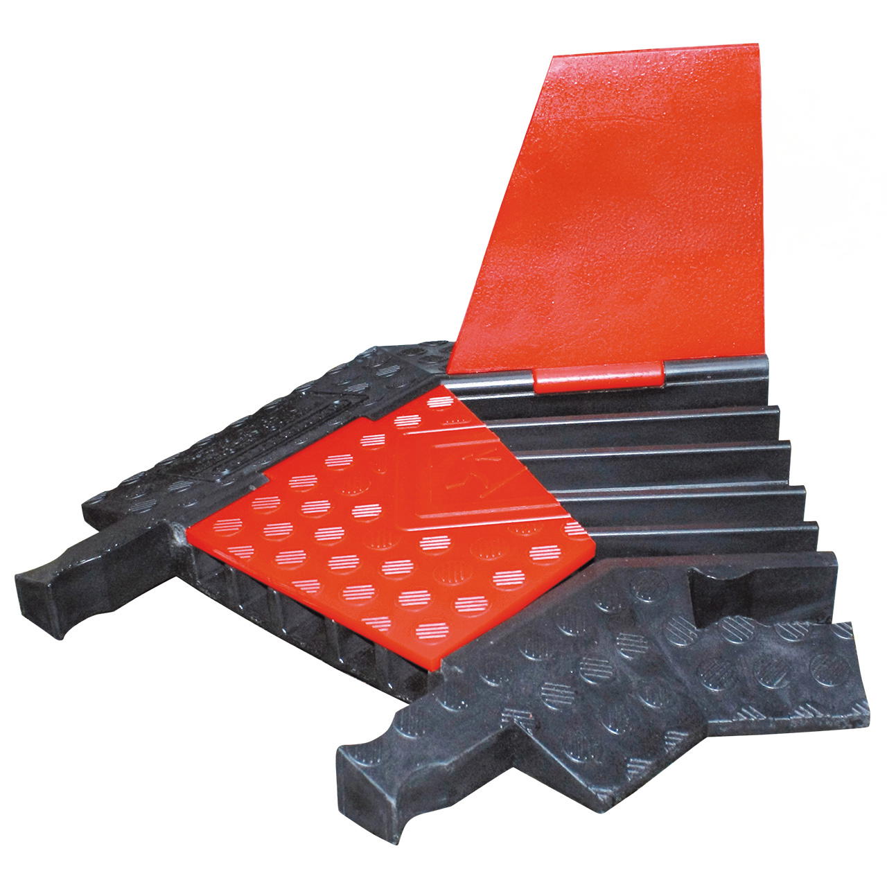 Cable protector Red Line 5 45° angle element - 45° angle left