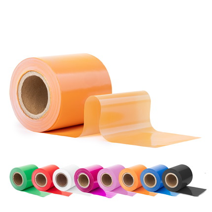 barrier tape coloured - orange
