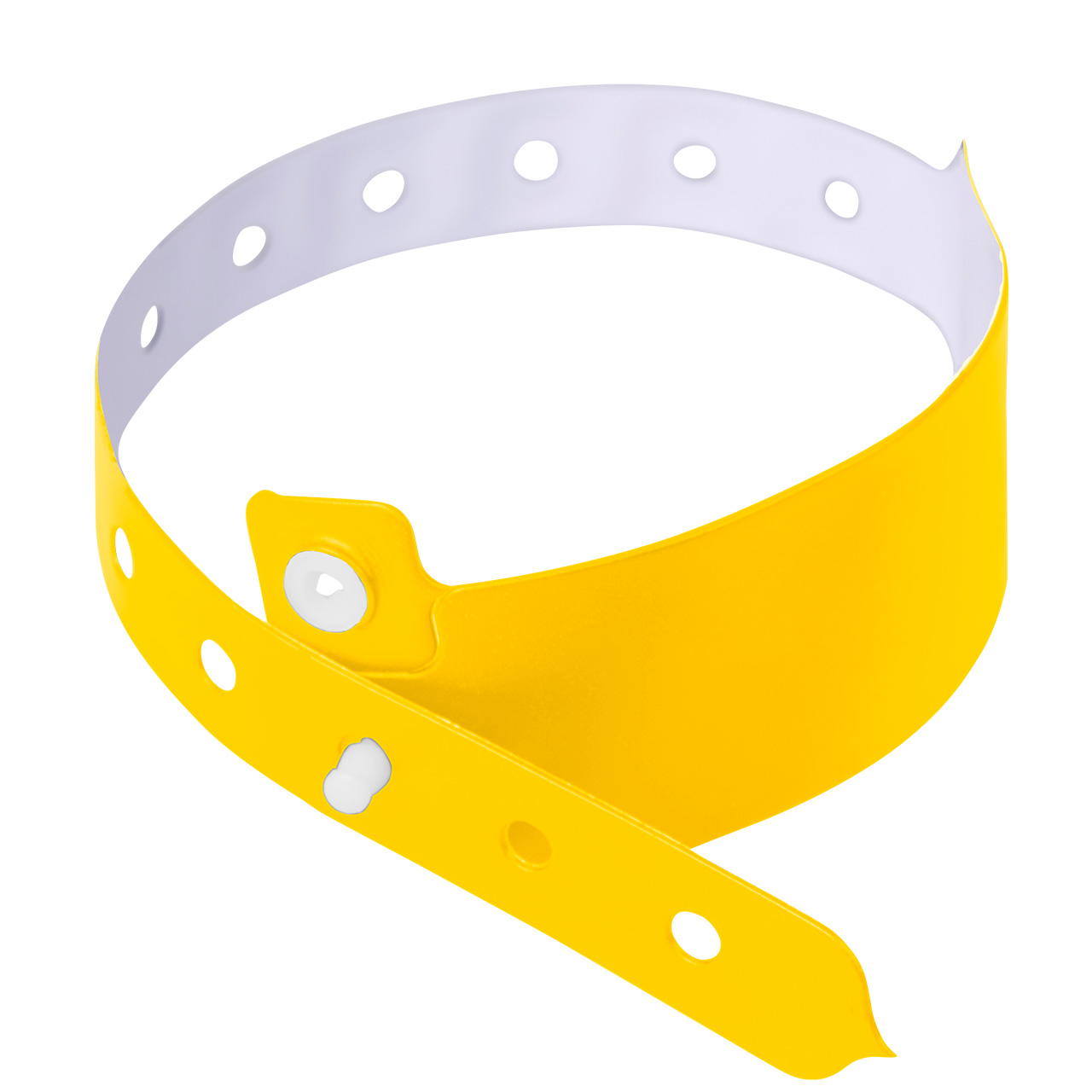 Unprinted vinyl tape - yellow