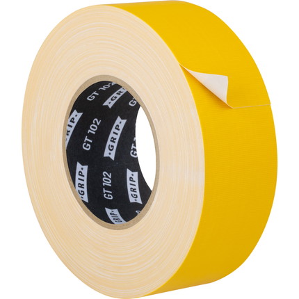 Adhesive cloth tape extra matt GT 102 - sun yellow