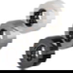 Gewebeklebeband GT 561 - GRIP Profi Tape 50 m in 3 Farben Versetzt nebeneinander stehende Rollen GT 561 in Schwarz, Silber und Weiß, sichtbarer Kern und angehobene Klebeecke