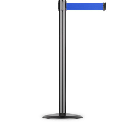 Tensabarrier Advance 889 - blue - Stainless steel powder-coated black