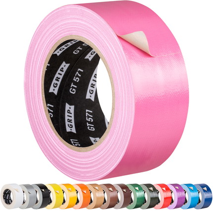 Gewebeklebeband farbig Grip Tape GT 571, rosa - rosa