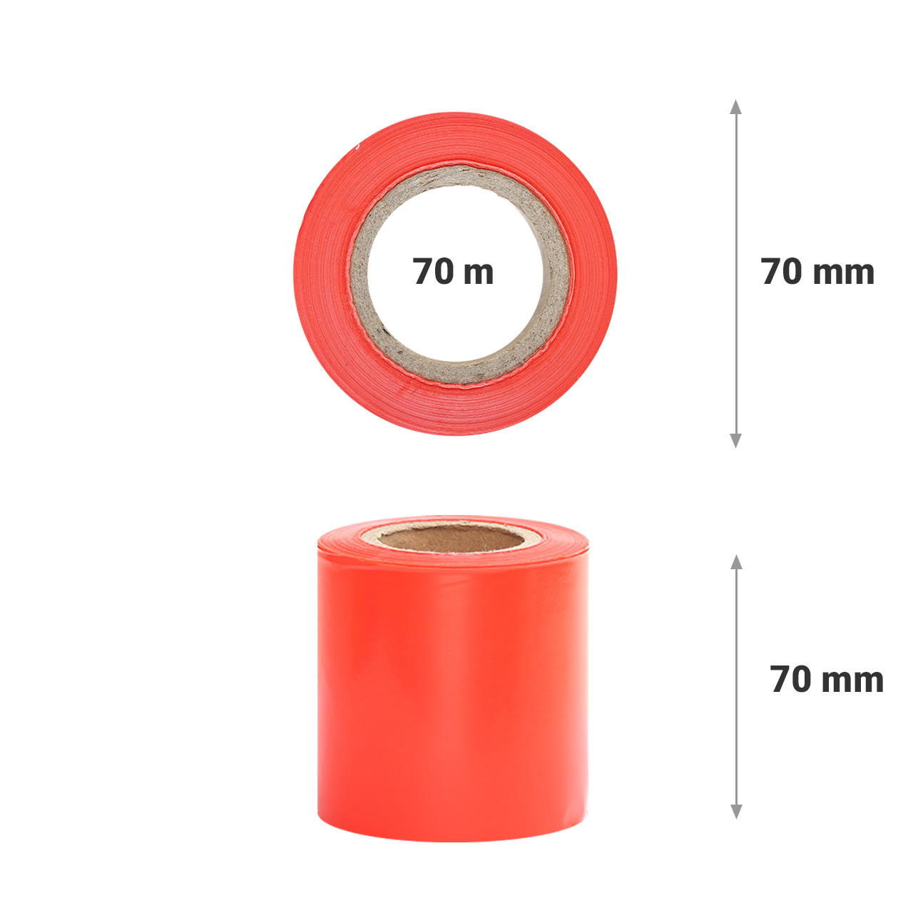 barrier tape coloured - red