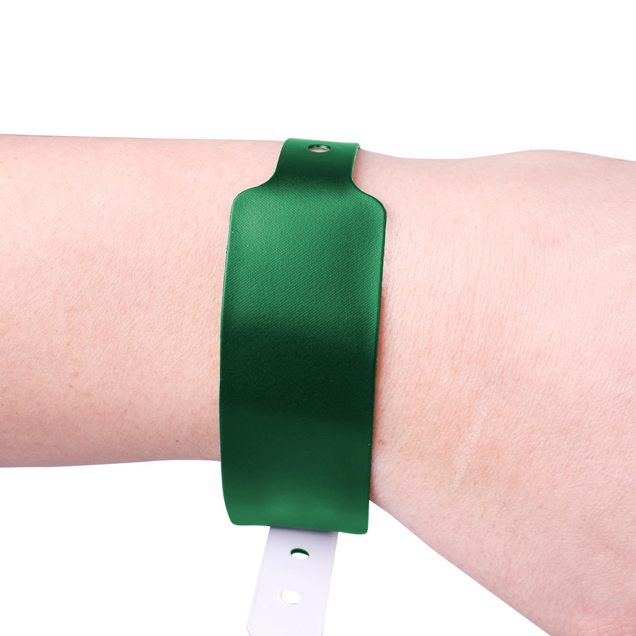 Unprinted vinyl tape - metallic green