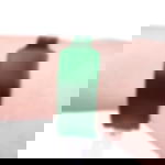 plastic admission wristbands - metallic green Unprinted vinyl tape - metallic green