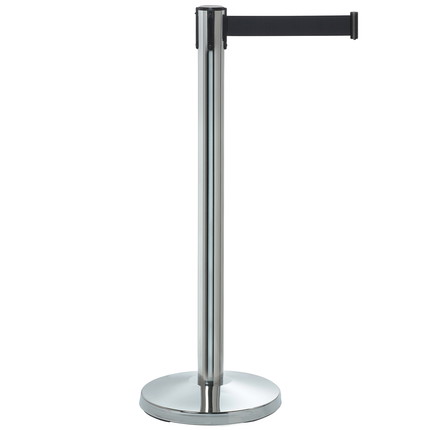 Gurtpfosten QueueWay - Edelstahl - Edelstahl poliert