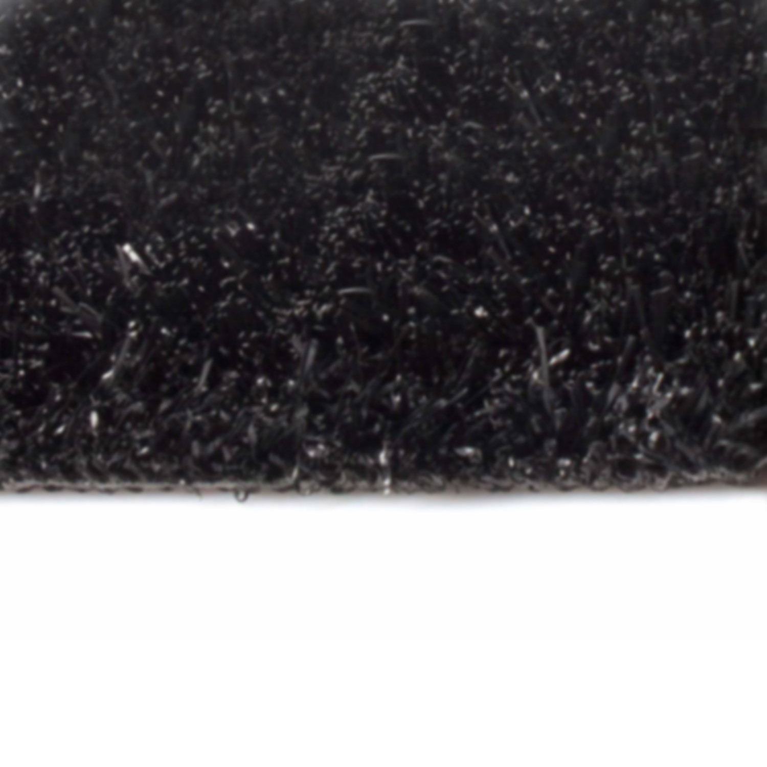 Kunstrasen farbig 4 x 25 m - 4 m - schwarz