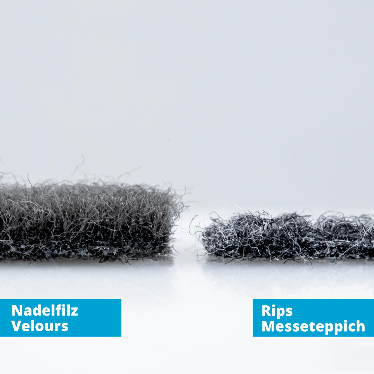 Needle felt velour B1 - dark grey