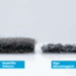 needle felt - dark grey Needle felt velour B1 - dark grey