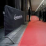 Gitterhusse Absperrgitterhusse Displaystoff B1