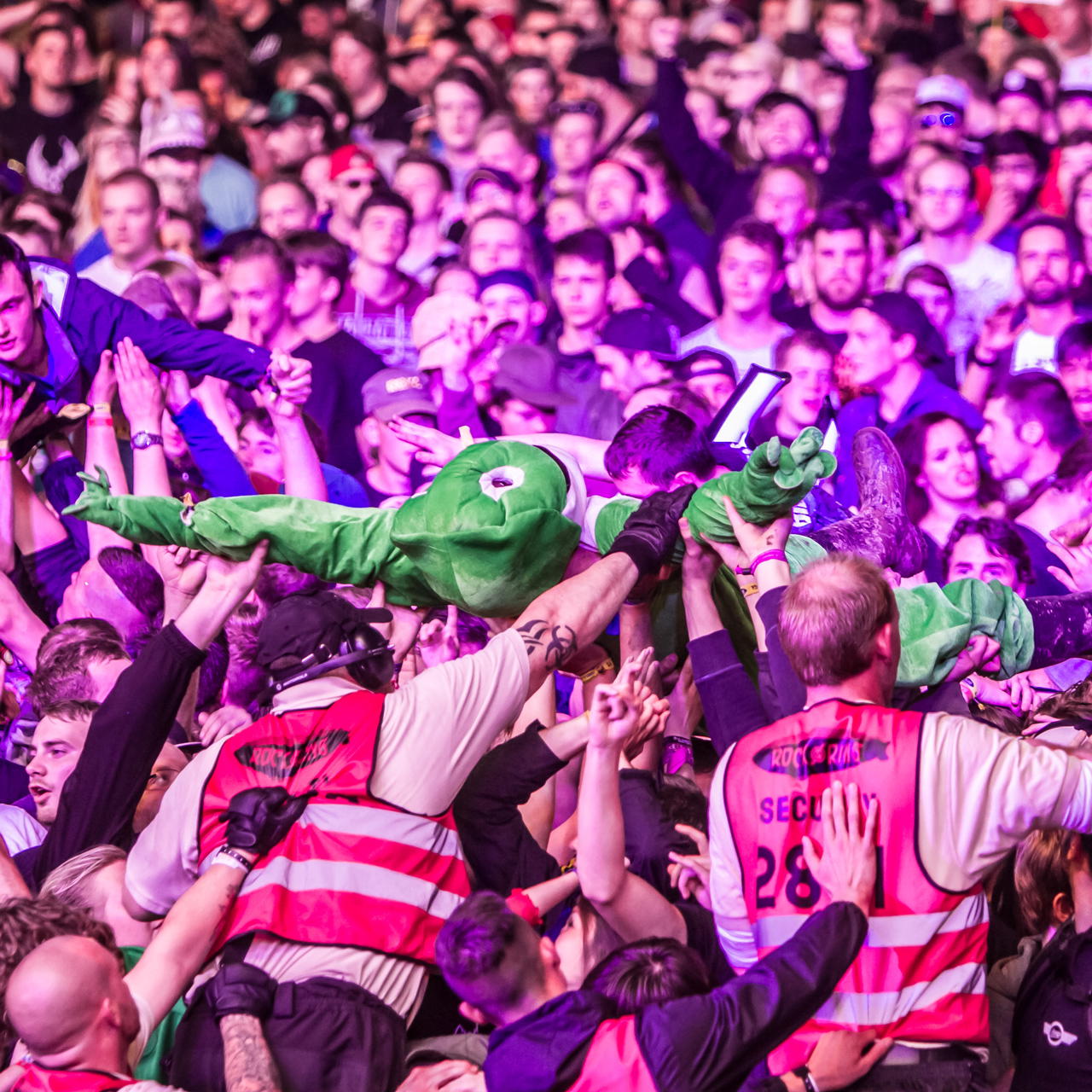 Signal vest – printable - 2-page - 4-coloured - blue