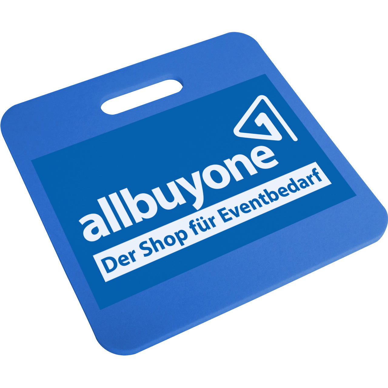 seat cushion printed - 2-coloured - blue