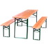 Preview: Standard beer table set with benches