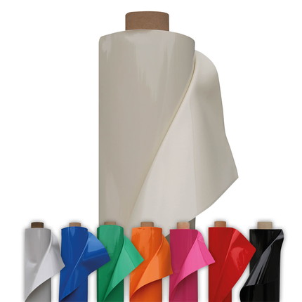 Lackfolie Rolle 180 my 30 m x 130 cm creme - creme