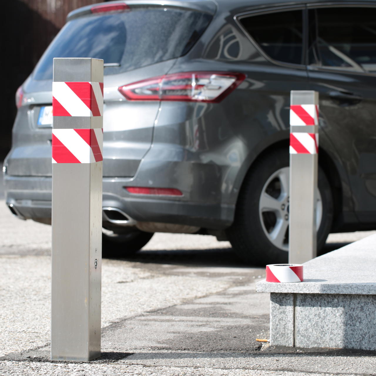 Warnband rot weiß GT 571– 25 m - rot-weiß