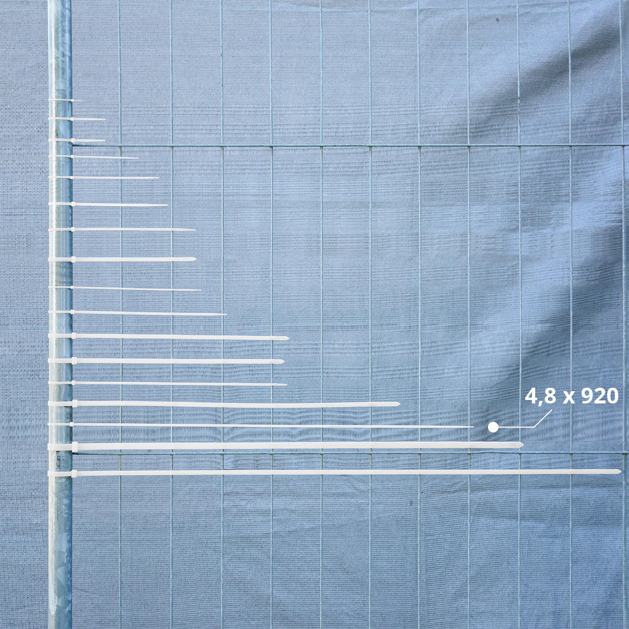 cable ties white - 4.8 mm x 920 mm