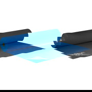 Flat felt carpet B1 with film covering - blue