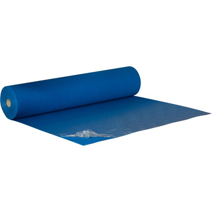 Flachfilz B1 mit Folienabdeckung blau - blau